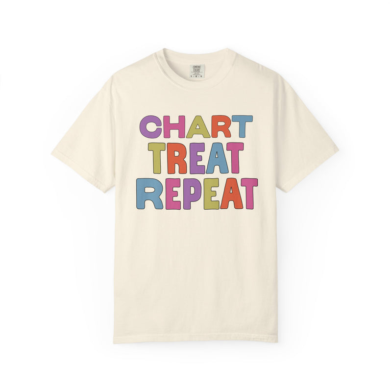 Chart Treat Repeat (Comfort Colors) Tee