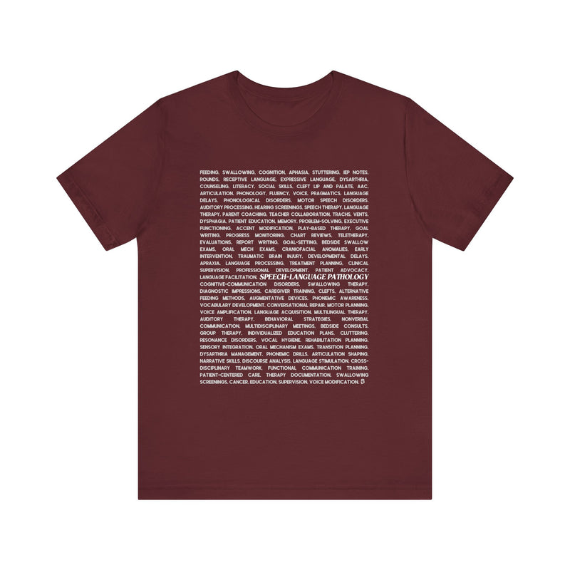 Speech-Language Pathology Scope of Practice Tee